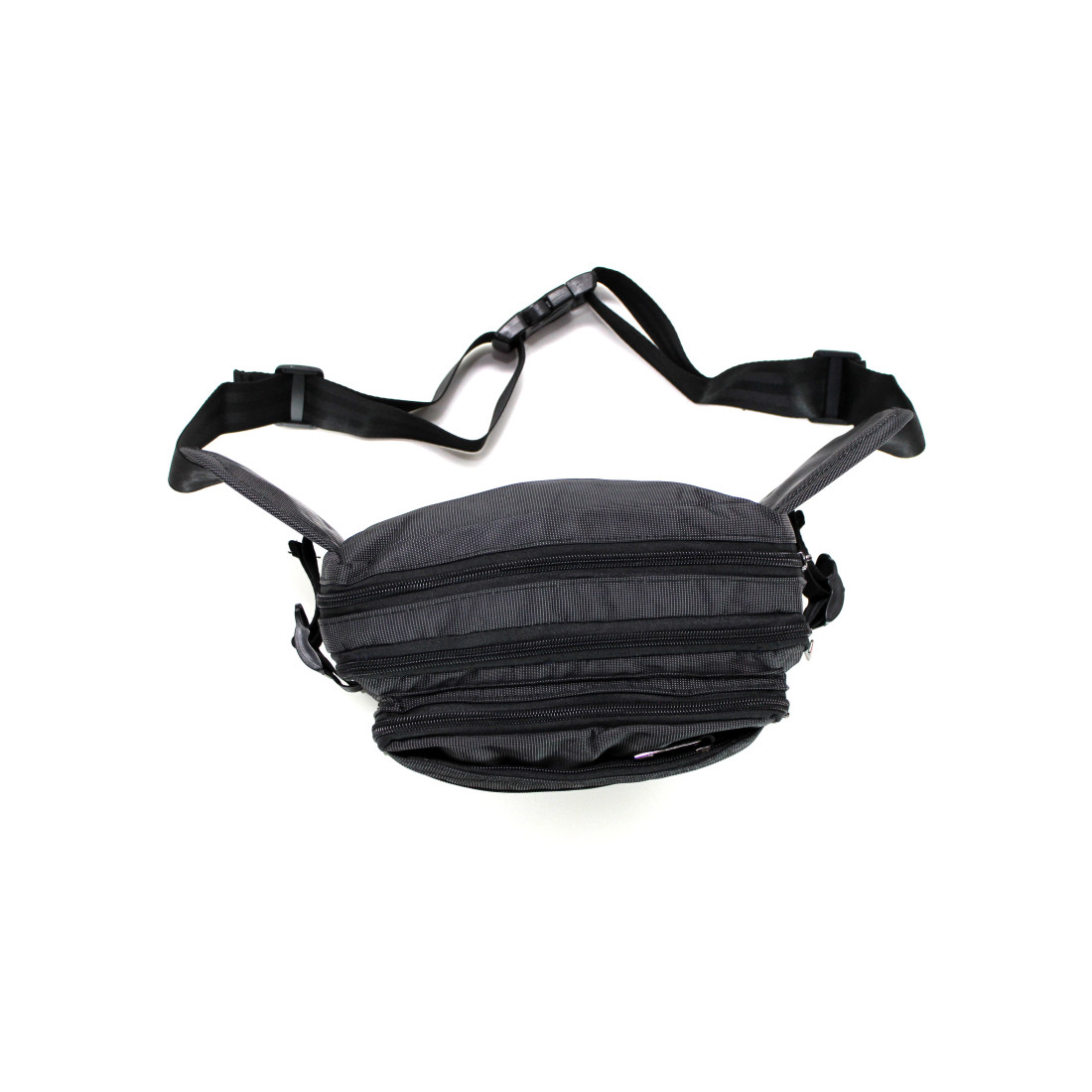Amazon Brand - Eono Marsupio Sportivo Con Tasche Multiple, Marsupio In Vita Di Grande Capacità
